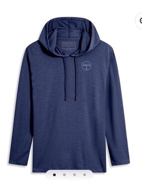 ANETIK Roots Tech Hoodie men’s size 3XL Navy Heathered $80 Sun protect